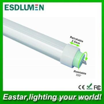 Rotatable 350°1200mm T8 led tube